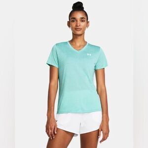 UNDER ARMOUR Threadborne Twist Tee (Turquoise)